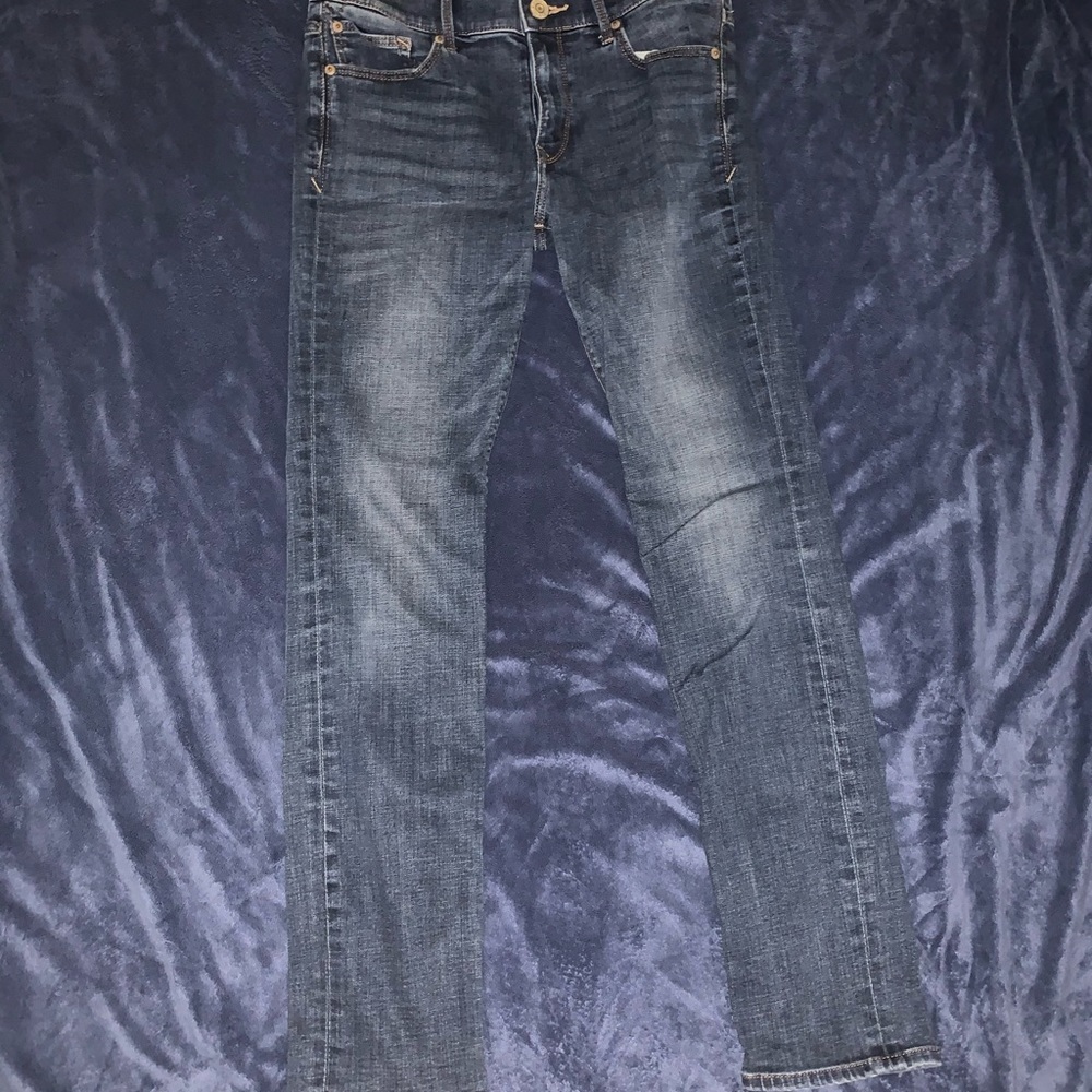 EXPRESS LOW RISE SKINNY JEANS